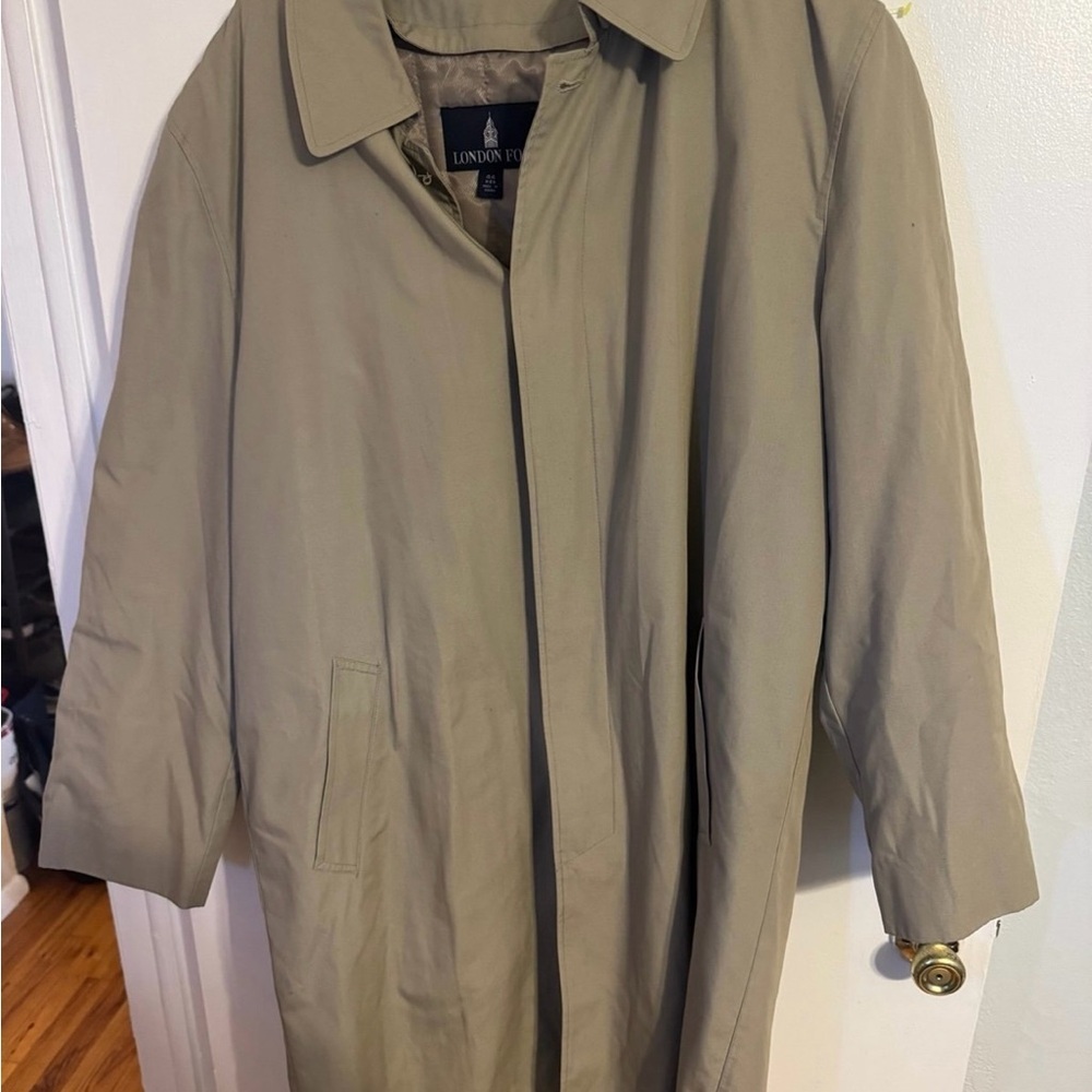 London Fog Men's Beige Trench Coat